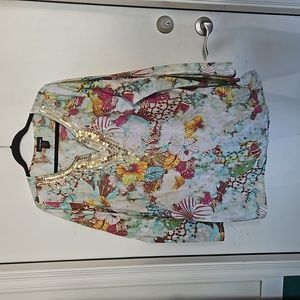 Womens floral blouse